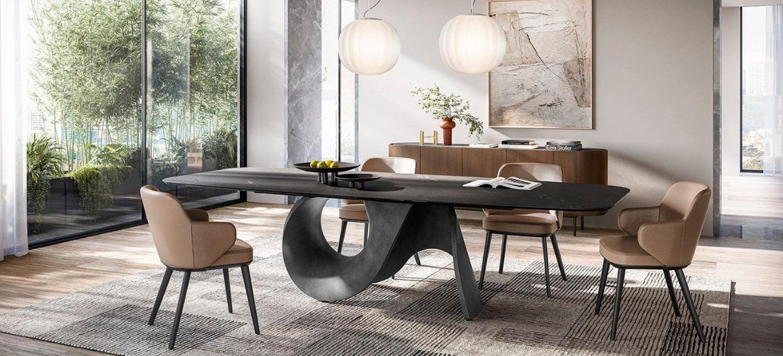 Italian designer dining tables