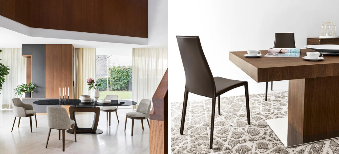 calligaris dining room chairs