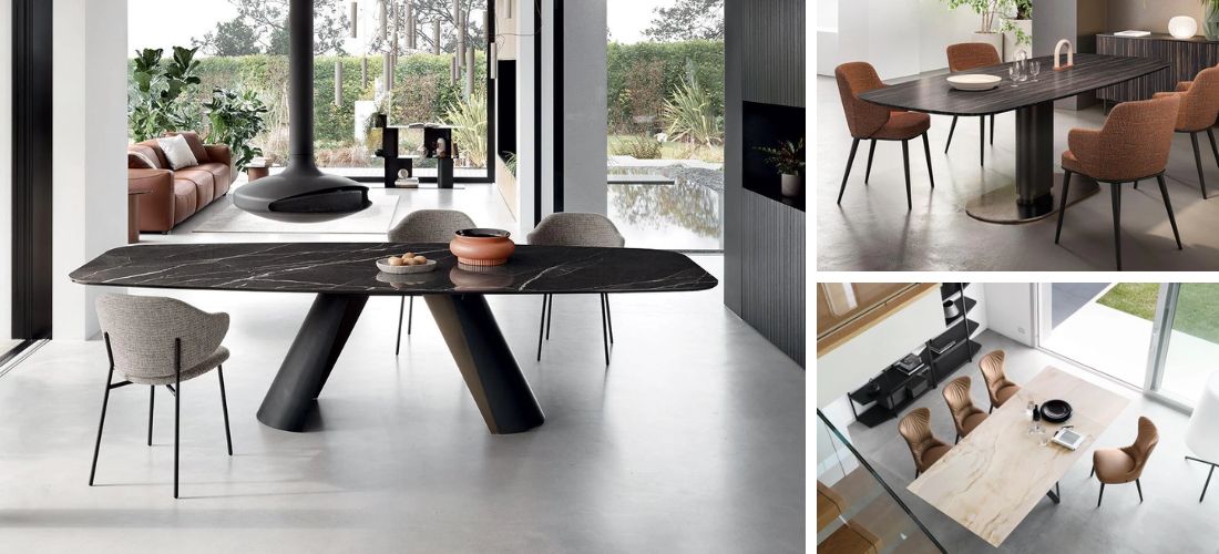 italian design fixed tables